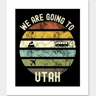 We Are Going To Utah, Family Trip To Utah, Road Trip to Utah, Holiday Trip to Utah, Family Reunion in Utah, Holidays in Utah, Vacation in Posters and Art